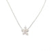 Collier Collier fleur de diamants or blanc 58 Facettes