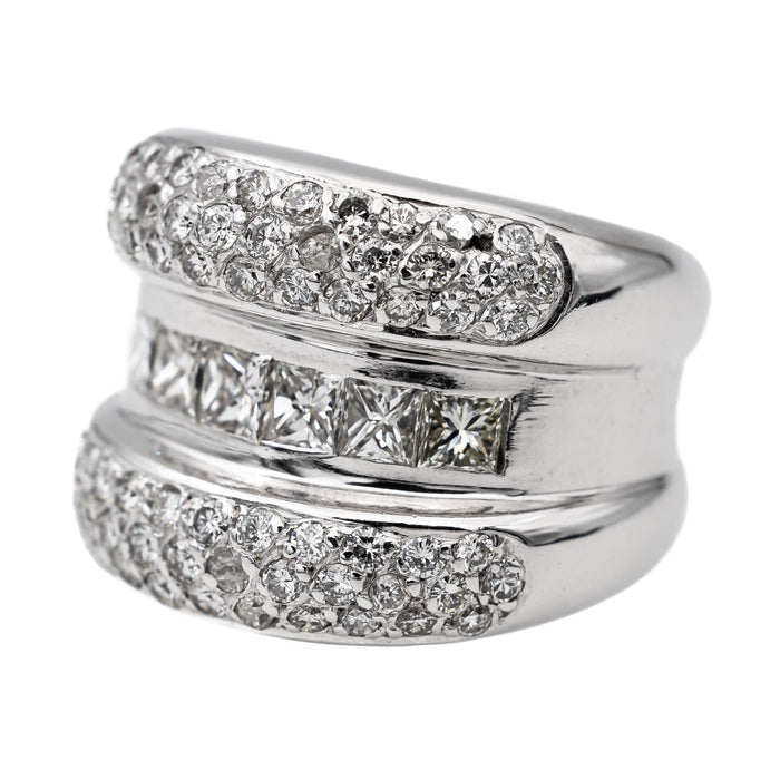 Bague 48 Bague Or blanc Diamant 58 Facettes 2673928CN