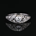 Ring 54 Old diamond bangle ring 58 Facettes 18-164