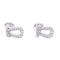 Boucles d'oreilles Boucles d'oreilles Fred, "Force 10", or blanc, diamants. 58 Facettes 33157