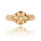 Bague 58 Bague ancienne fleur or rose 58 Facettes 22-503