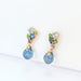 Boucles d'oreilles Boucles d'oreilles Or rose Cordiérite Tsavorite Topaze 58 Facettes 28009