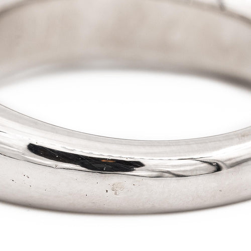 Bague 53 Chaumet Bague Jonc Or blanc 58 Facettes 2406717CN