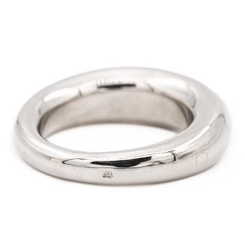 Bague 53 Chaumet Bague Jonc Or blanc 58 Facettes 2406717CN