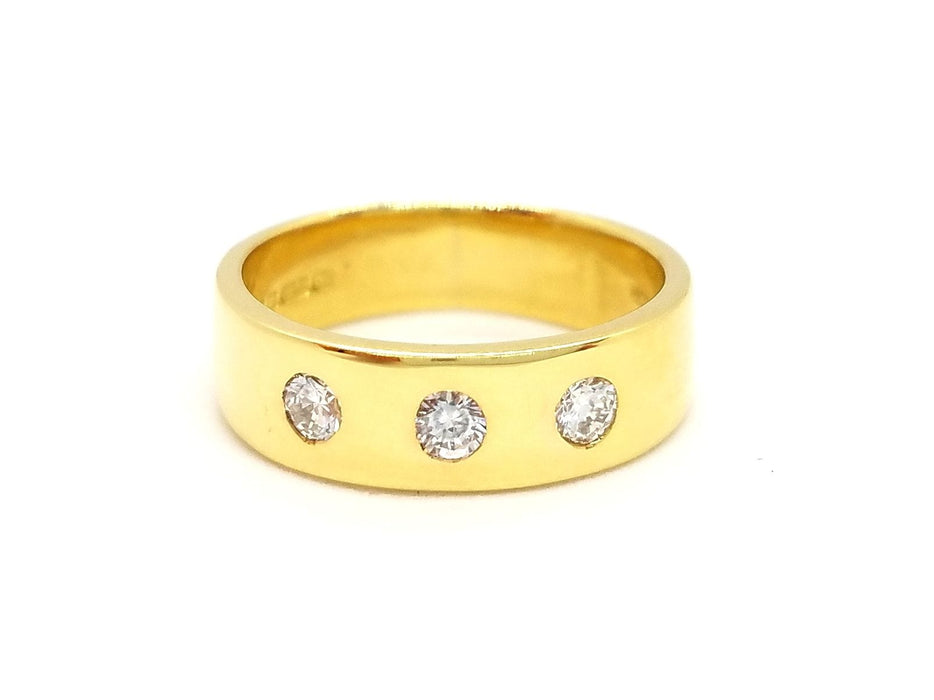 Bague 50 Bague Or jaune Diamant 58 Facettes 757306CN