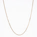 Yellow gold flat interlocking chain necklace 58 Facettes 23-073