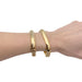 Bracelet Bracelet semi rigide or jaune. 58 Facettes 32155