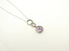 MAUBOUSSIN really you necklace necklace 42 cm in white gold amethyst and diamonds 58 Facettes 256060