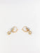Dormeuses earrings in yellow gold and diamonds 58 Facettes 744