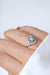Ring Art Deco Ring, Gold, Platinum and Diamonds 58 Facettes