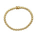 Bracelet Yellow gold diamond line bracelet. 58 Facettes 31886