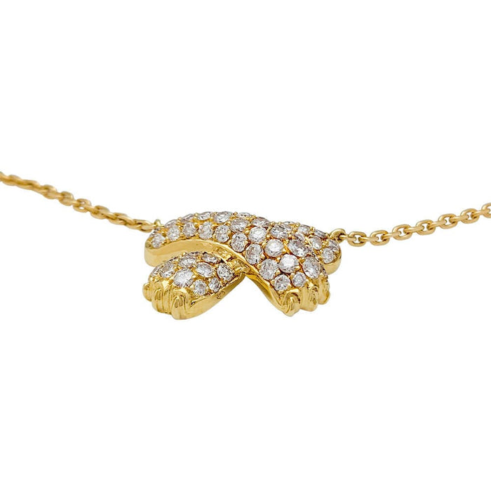 Collier Collier Fred "Ombre Féline" en or jaune, diamants. 58 Facettes 31551