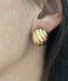 Cartier yellow gold earrings 58 Facettes 0