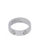 Ring 57 CARTIER Love Ring in 750/1000 White Gold 58 Facettes 62269-58263