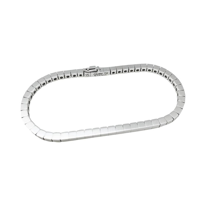 Bracelet Bracelet Cartier "Lanière" en or blanc. 58 Facettes 30822
