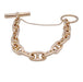 Bracelet Navy mesh bracelet, rose gold. 58 Facettes 32746