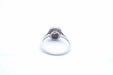 Ring 53 Platinum Diamond Sapphire Ring 58 Facettes 24519