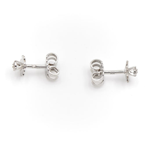 Boucles d'oreilles Boucles d'oreilles Or blanc Diamant 58 Facettes 1875604CN