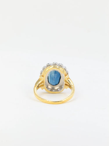 Bague Bague saphir et diamants 58 Facettes 703