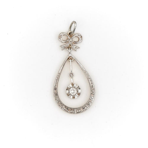Pendentif Pendentif Art Nouveau Or jaune Diamant 58 Facettes 2024922CN