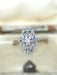 Ring Art Deco Oval Diamond Ring 58 Facettes