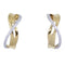 Boucles d'oreilles Boucles d'oreilles diamants entrelacées 58 Facettes 062221