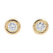 Boucles d'oreilles Boucles d'oreilles Puces Or jaune Diamant 58 Facettes 2340393CN