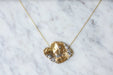 Necklace Medal necklace in yellow gold, diamond 58 Facettes