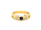 Bague 53 Bague Or jaune Saphir 58 Facettes 00793CN