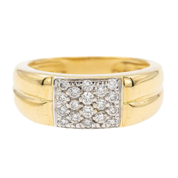 Bague 54 Bague Or jaune diamant 58 Facettes 2329030CN