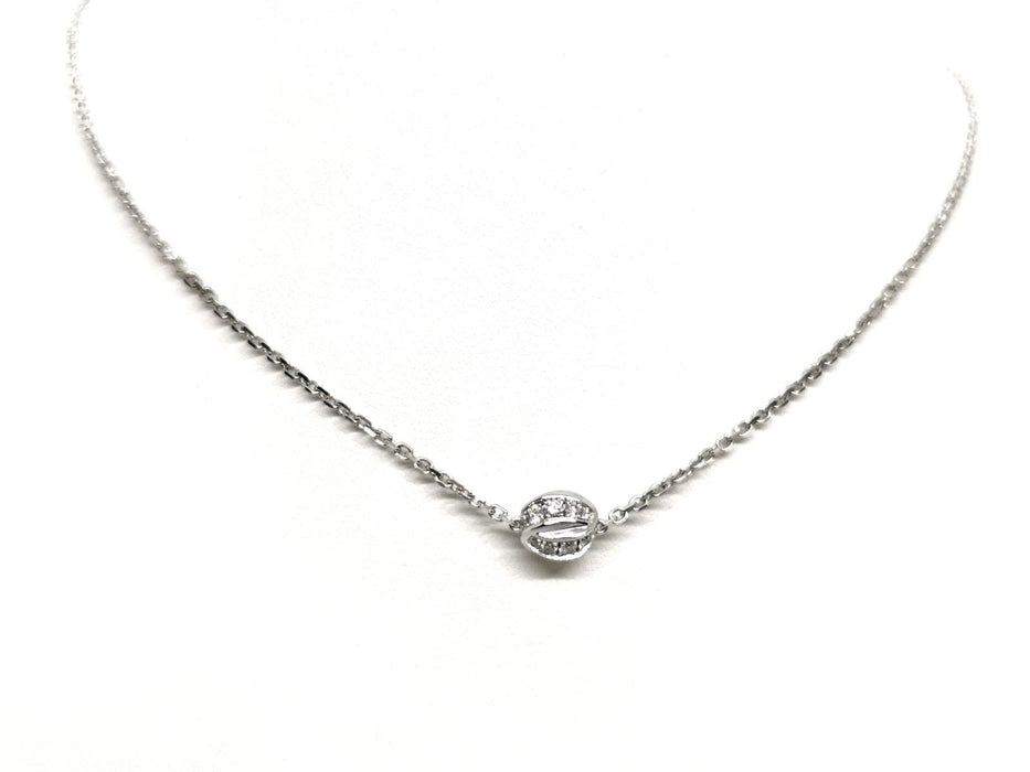 Collier Chaumet Collier Pendentif Liens Or blanc Diamant 58 Facettes 1783562CN