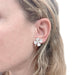 Boucles d'oreilles Boucles d'oreilles Fred, "Trèfles", or blanc, diamants. 58 Facettes 32623