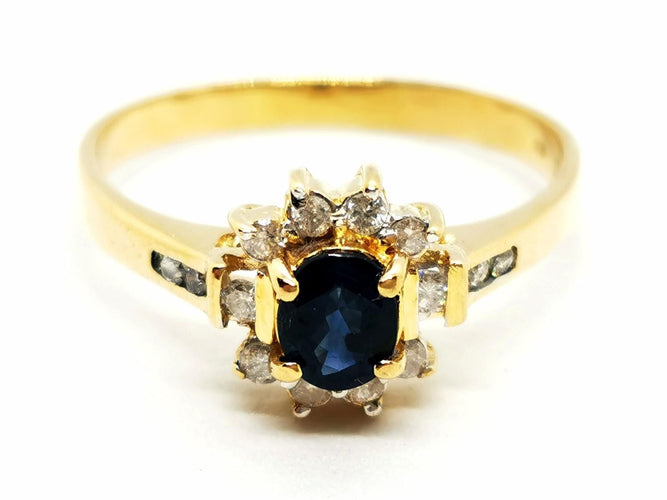 Bague 52.5 Bague Or jaune Saphir 58 Facettes 1701690CN