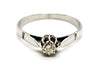 Bague 56 Bague Solitaire Or blanc Diamant 58 Facettes 1142139CD