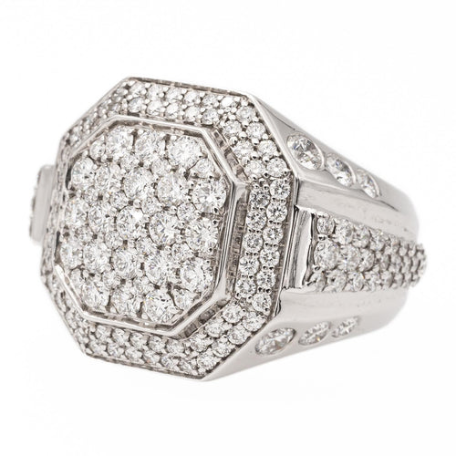 Bague 51 Bague Cocktail Or blanc Diamant 58 Facettes 2308978CN