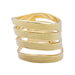Ring 50 H.Stern ring, “Oscar Niemeyer”, matte yellow gold. 58 Facettes 33587