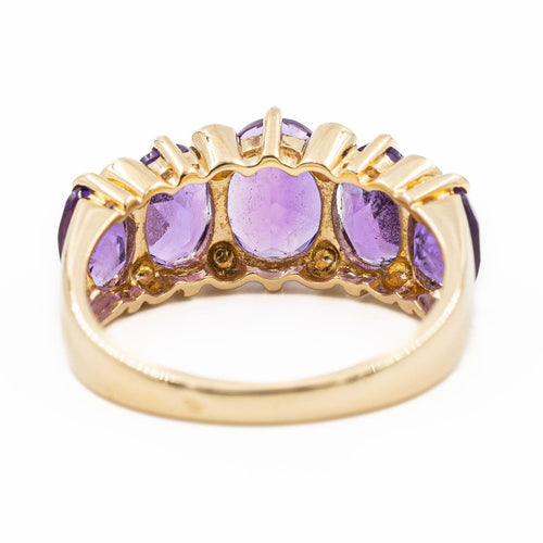 Bague 53 Bague Or jaune Améthyste 58 Facettes 2112643CN