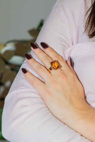 Bague 54 Bague Cocktail Or jaune Topaze 58 Facettes 2308536CN