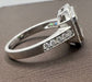 Ring Calibrated Diamond and Pave Diamond Engagement Ring 58 Facettes A 7408
