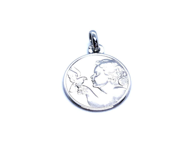Pendentif Pendentif Médaille Or blanc 58 Facettes 947740CD