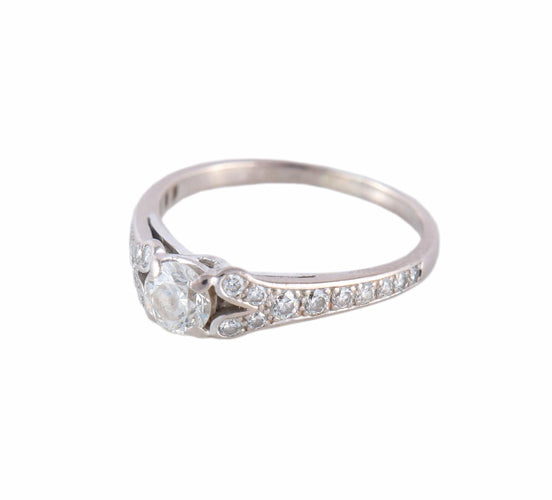 Bague BAGUE SOLITAIRE DIAMANTS 0.50ct 58 Facettes BO/220103