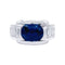 Bague 52 Mauboussin - bague Alessandra, or blanc, saphir, diamants. 58 Facettes 32448