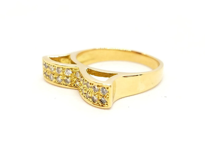 Bague 51 Bague Or jaune diamant 58 Facettes 588113CN