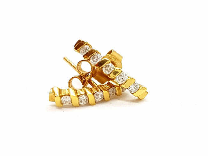 Boucles d'oreilles Boucles d'oreilles Or jaune Diamant 58 Facettes 06433CD