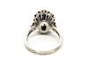 Ring 52 Flower Ring White Gold Sapphire 58 Facettes 1269764CN