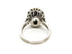 Bague 52 Bague Fleur Or blanc Saphir 58 Facettes 1269764CN