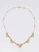 Necklace Art Nouveau drapery necklace fine pearls pink stones 58 Facettes 892