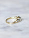Vintage two gold and diamond solitaire ring 58 Facettes