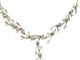 Collier Collier Or blanc Diamant 58 Facettes 06599CD