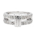 Bague 54 Bague Or blanc Diamant 58 Facettes 2624870CN